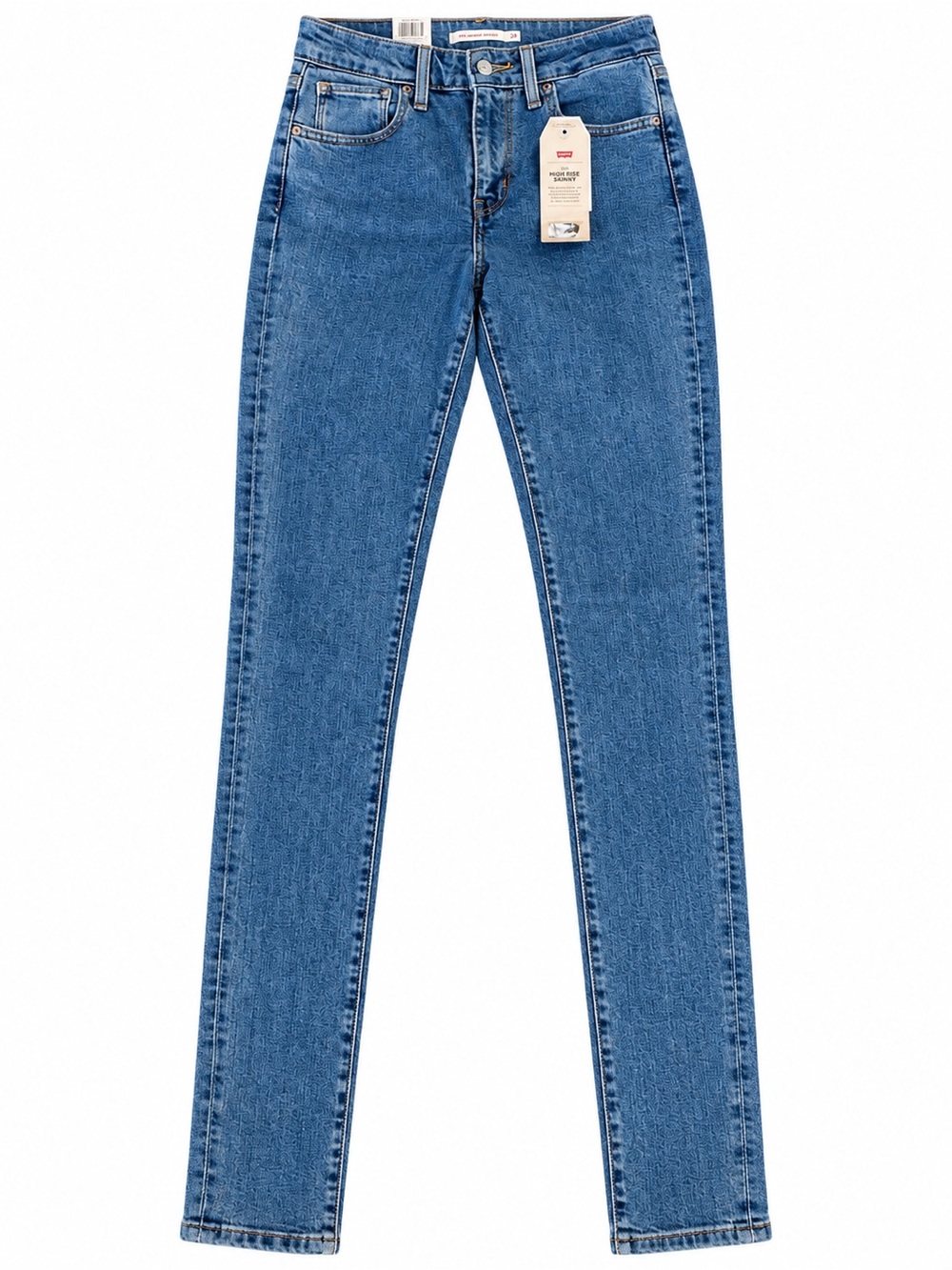 Levi’s 721 High Rise Skinny Jeans Size 26 x 36 Blue Denim NWT
